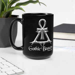 Black 15oz Gothic Beauty Mug