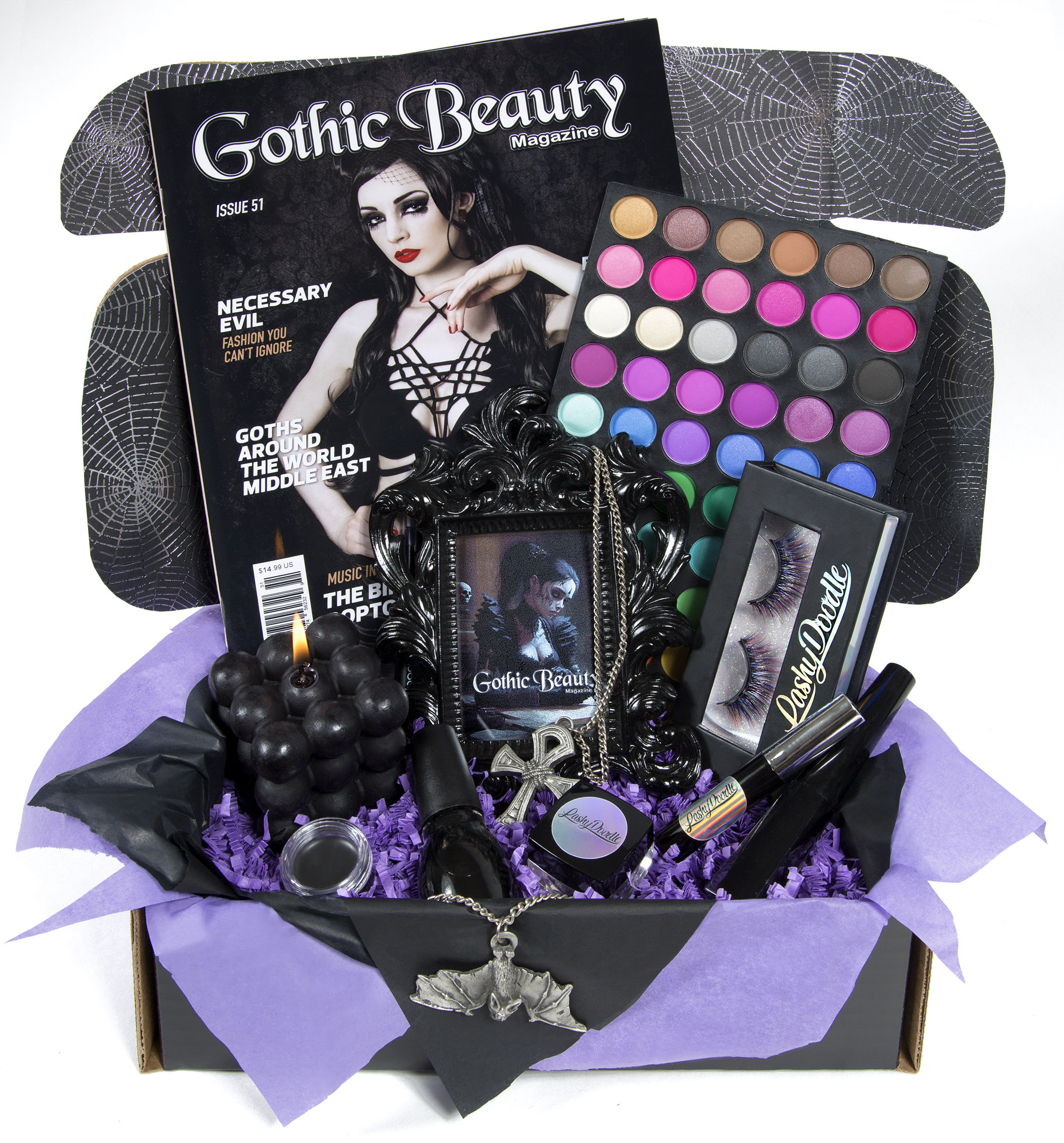 Gothic Beauty Subscription Box + Crimson & Clover Unboxing 